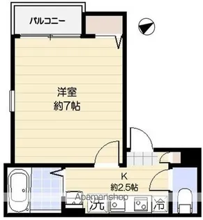 GROTTA BLU KOMAGOME【2階】の間取り