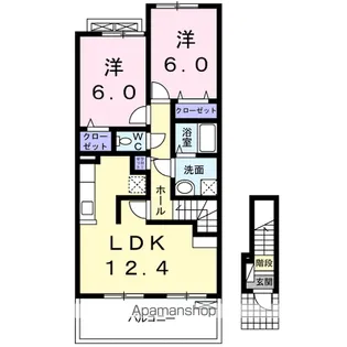 アウローラ【2階】の間取り