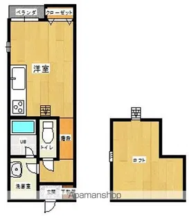 CUBE EIGHT【202号室】の間取り