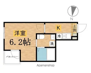 カインドネス八王子片倉B棟【201号室号室】の間取り