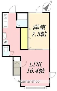 レジデンス港【201号室】の間取り