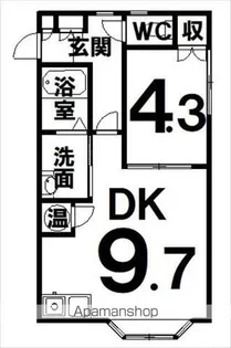 ピュア6条【D号室】の間取り