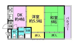第2細田マンション【1階】の間取り