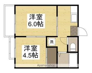 アネックスあゆみ 南棟【2階】の間取り
