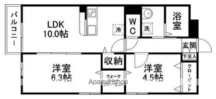 SーBASE NANKODAI【1階】の間取り