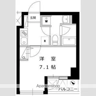 ハーモニーレジデンス田町【6階】の間取り