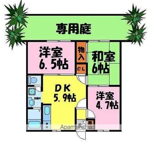 グレイスハイツ【2階】の間取り