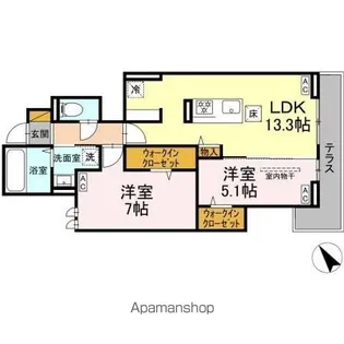 YAMAJUII【1階】の間取り