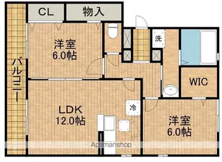 フェリーチェB【2階】の間取り