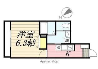 トコヴィラージュ作草部【3階】の間取り