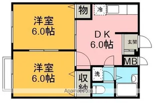 クレインコートハウス【1階】の間取り