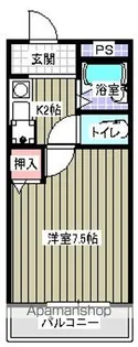 エメローズ汐田【1階】の間取り