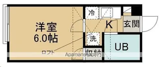 ロフティフェスタ【206号室】の間取り