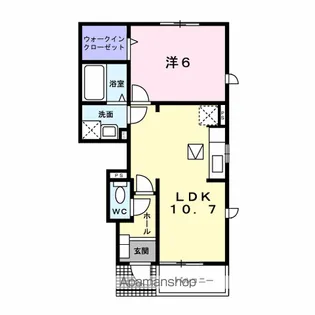コテージノエル【1階】の間取り