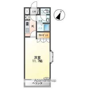 カサ ベルデⅡ【2階】の間取り