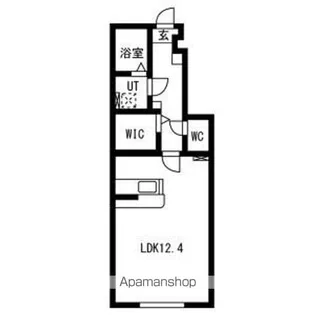 グランシード永盛【106号室】の間取り