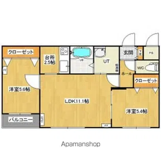 Licheres美園【5階】の間取り