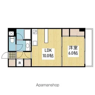 マドンナTOWN RITZ【1102号室】の間取り
