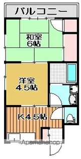 高木アパートB棟【101号室】の間取り