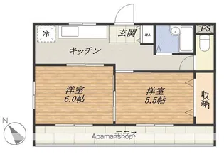 リーフコート東六郷【1階】の間取り