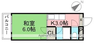 コーポ青雲【3階】の間取り