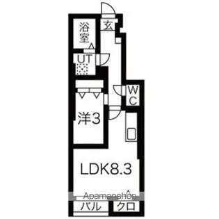 レジデンス南町【1階】の間取り