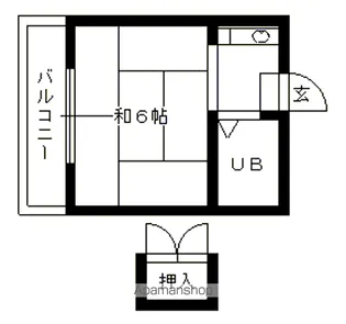 Aビル№2【503号室】の間取り