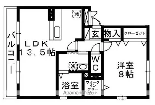 リビングタウン稲毛の杜 C【1階】の間取り