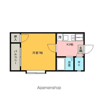 カーサクラーラ吉塚【1階】の間取り