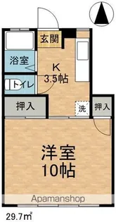 稼ぐ家姫8号【1階】の間取り