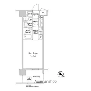 コンフォリア南砂町【9階】の間取り