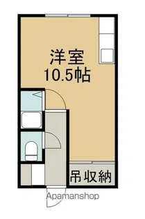 アドバンス木野【2階】の間取り