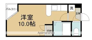 プランドビル八幡Ⅱ【301号室】の間取り