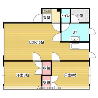 ハイフレッシュ27【2階】の間取り