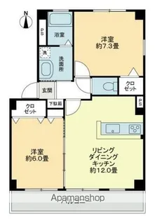 フォブールT・M【1階】の間取り