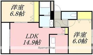 ハッピーライフ【301号室】の間取り