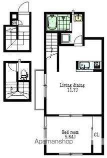 AXIS【301号室】の間取り