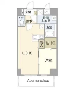 INSPIREBENTEN【6階】の間取り