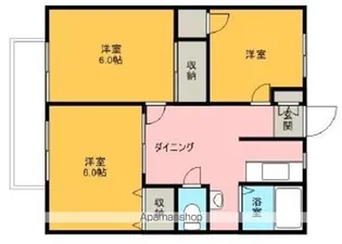 サンライフメゾンパークジュネス【102号室号室】の間取り