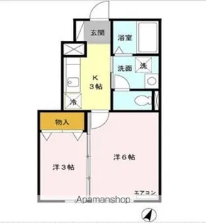 セジュール ギフト【1階】の間取り