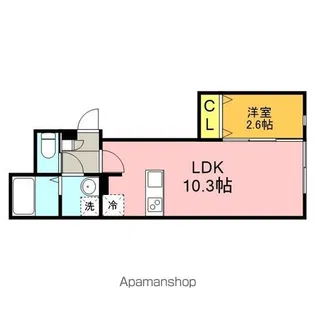KEIAI RESIDENCE 西大宮Ⅱ【1階】の間取り