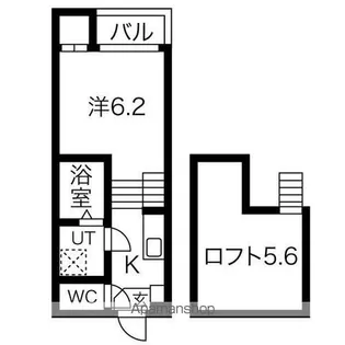 ショコラン【205号室号室】の間取り