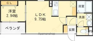 F style東大阪本庄1号館【203号室】の間取り