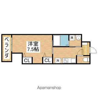 エルメディオ千種【9階】の間取り