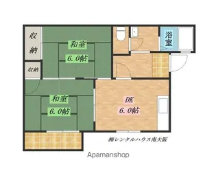 エクセレート池上【210号室】の間取り