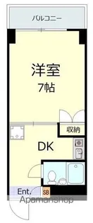 シャトレー伊勢佐木【4階】の間取り