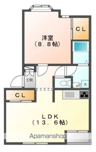 グレイス・シャトー【2階】の間取り