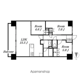 ラフィシア上前津「カミマエヅ」【501号室】の間取り