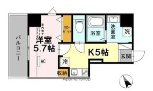 アイリス大森【7階】の間取り