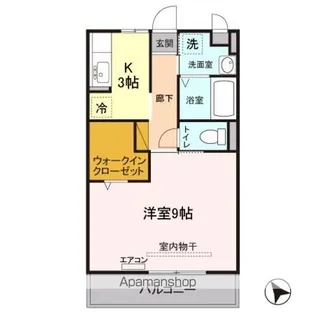 セジュールZEN 参番館【2階】の間取り